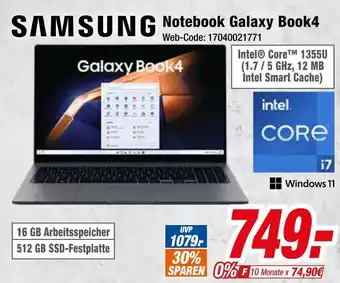 Expert Samsung notebook Angebot