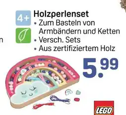 Rossmann Lego holzperlenset Angebot