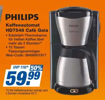 Expert Philips kaffeeautomat hd7548 café gaia Angebot