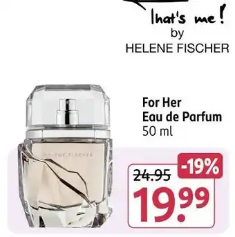 Rossmann Helene fischer for her eau de parfum Angebot