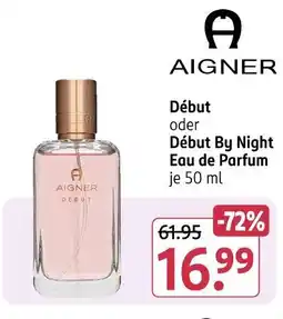 Rossmann Aigner début oder début by night eau de parfum Angebot