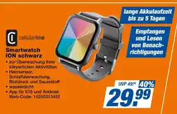 Expert Cellularline smartwatch ion schwarz Angebot