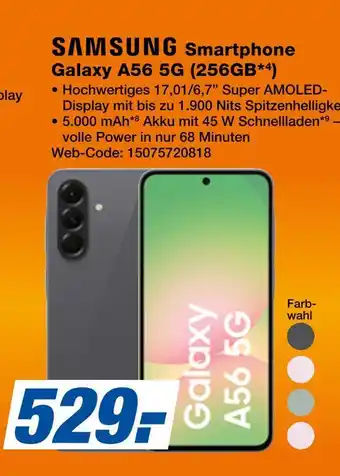 Expert Samsung smartphone galaxy a56 5g (256gb4) Angebot