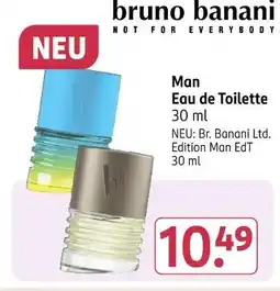 Rossmann Bruno banani man eau de toilette Angebot