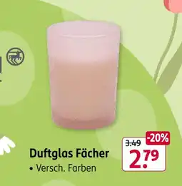 Rossmann Duftglas fächer Angebot