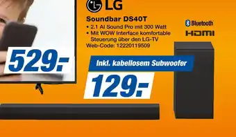 Expert Lg soundbar ds40t Angebot