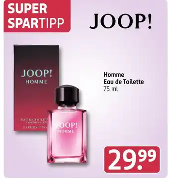 Rossmann Joop! homme eau de toilette Angebot