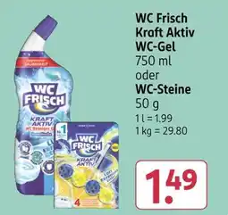 Rossmann Wc frisch kraft aktiv wc-gel oder wc-steine Angebot