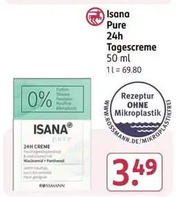 Rossmann Rossmann isana pure 24h tagescreme Angebot