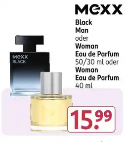 Rossmann Mexx black man eau de parfum Angebot