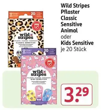 Rossmann Wild stripes pflaster classic sensitive animal oder kids sensitive Angebot