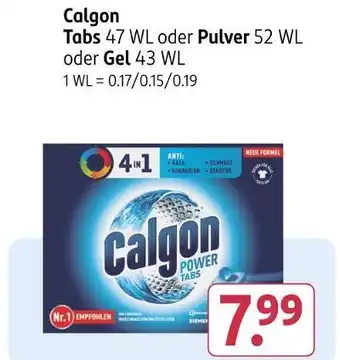 Rossmann Calgon calgon power tabs Angebot