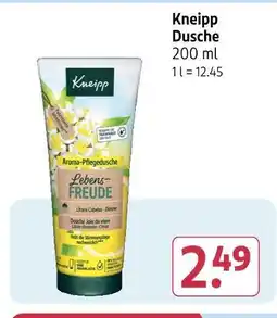 Rossmann Kneipp dusche Angebot