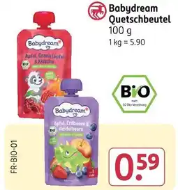 Rossmann Babydream apfel, granatapfel & kirsche oder apfel, erdbeere & heidelbeere Angebot