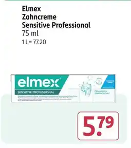 Rossmann Elmex zahncreme sensitive professional Angebot