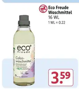 Rossmann Eco freude waschmittel Angebot