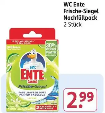 Rossmann Wc ente frische-siegel nachfüllpack Angebot