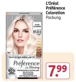 Rossmann L'oréal préférence le blonding Angebot