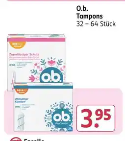 Rossmann O.b. tampons Angebot