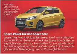 Mitsubishi Mitsubishi motors sport-paket für den space star Angebot