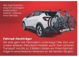 Mitsubishi Mitsubishi fahrrad-heckträger Angebot