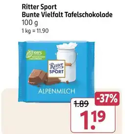 Rossmann Ritter sport bunte vielfalt tafelschokolade Angebot