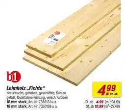 toom Baumarkt B1 leimholz fichte Angebot