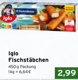 CAP Markt Iglo Fischstäbchen Angebot