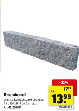 Hagebau Rasenboard Angebot