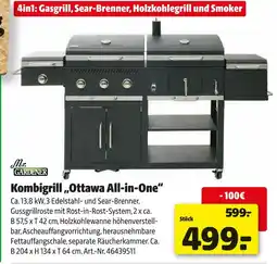 Hagebau Mr. gardener kombigrill „ottawa all-in-one“ Angebot