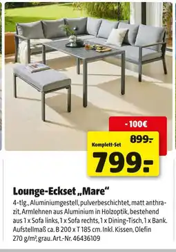 Hagebau Lounge-eckset „mare“ Angebot