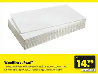 Hagebau Wandfliese „pearl“ Angebot