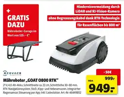 Hagebau Covacs robotics mähroboter goat 0800 rtk Angebot