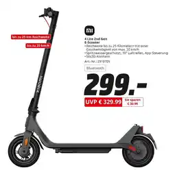 MediaMarkt Xiaomi 4 lite 2nd gen e-scooter Angebot