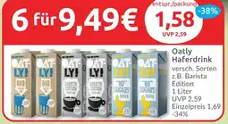 Budni Oatly haferdrink Angebot