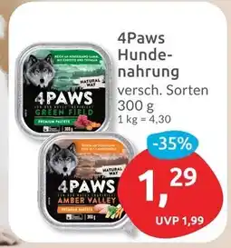 Budni Natural way 4paws hundenahrung Angebot