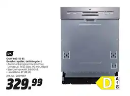 MediaMarkt Ok. odw 6031 d bi geschirrspüler, teilintegriert Angebot