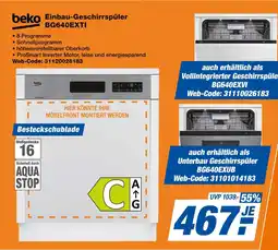 Expert Beko einbau-geschirrspüler Angebot