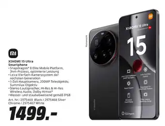 MediaMarkt Xiaomi 15 ultra smartphone Angebot