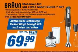 Expert Braun stabmixer-set mq 7025x multi quick 7 set Angebot