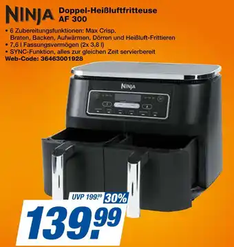 Expert Ninja doppel-heißluftfritteuse af 300 Angebot