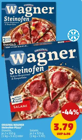 PENNY ORIGINAL WAGNER Steinofen-Pizza Angebot