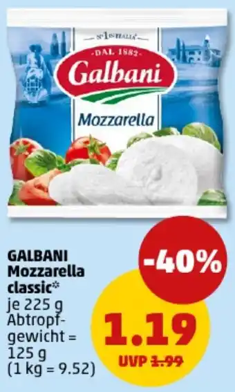 PENNY GALBANI Mozzarella classic Angebot