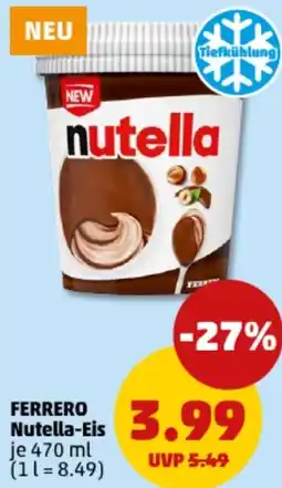 PENNY FERRERO Nutella-Eis Angebot