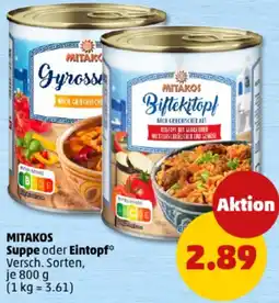 PENNY MITAKOS Suppe oder Eintopf Angebot