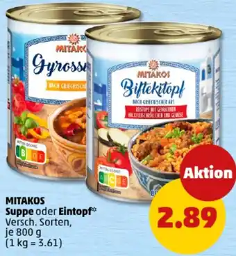 PENNY MITAKOS Suppe oder Eintopf Angebot