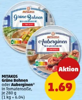 PENNY MITAKOS Grüne Bohnen oder Auberginen Angebot