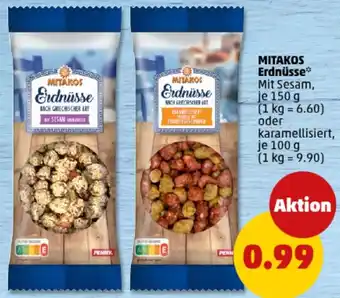 PENNY MITAKOS Erdnüsse Angebot