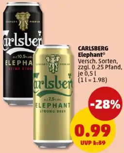 PENNY CARLSBERG Elephant Angebot