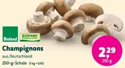 Biomarkt Bioland Champignons Angebot